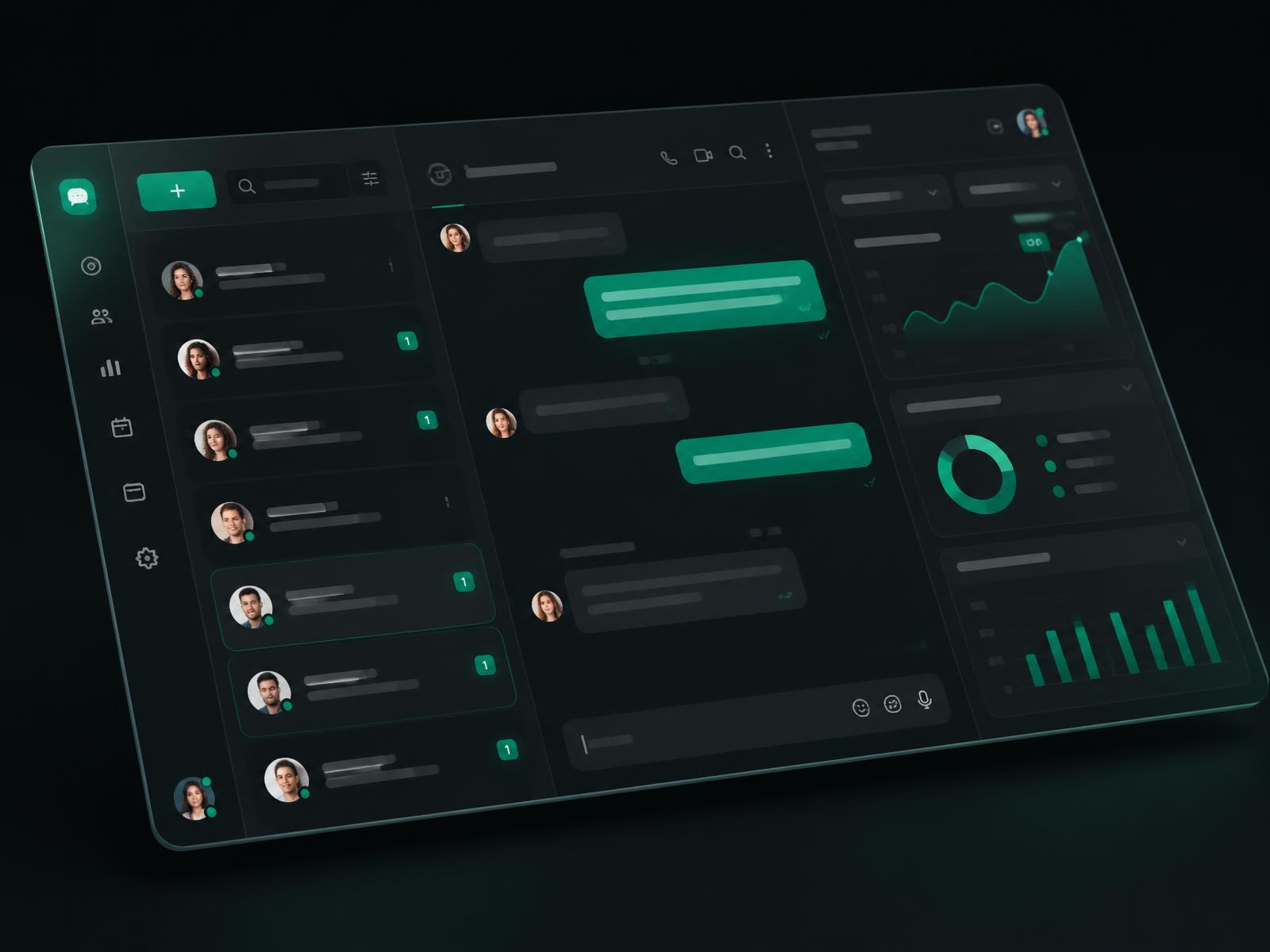 Painel do BrasioApp mostrando conversas centralizadas do WhatsApp