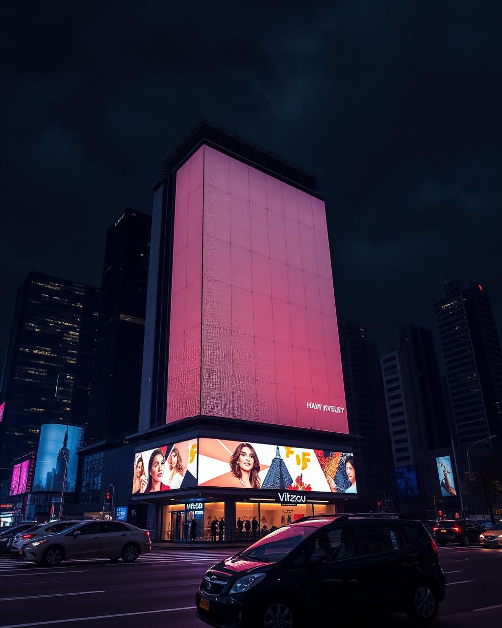 Painéis de LED outdoor em pontos estratégicos da cidade