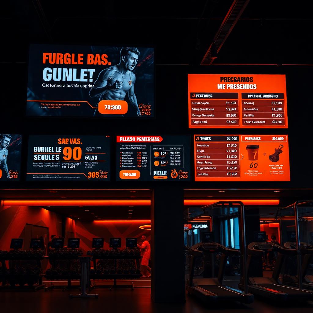 Digital Signage para academias