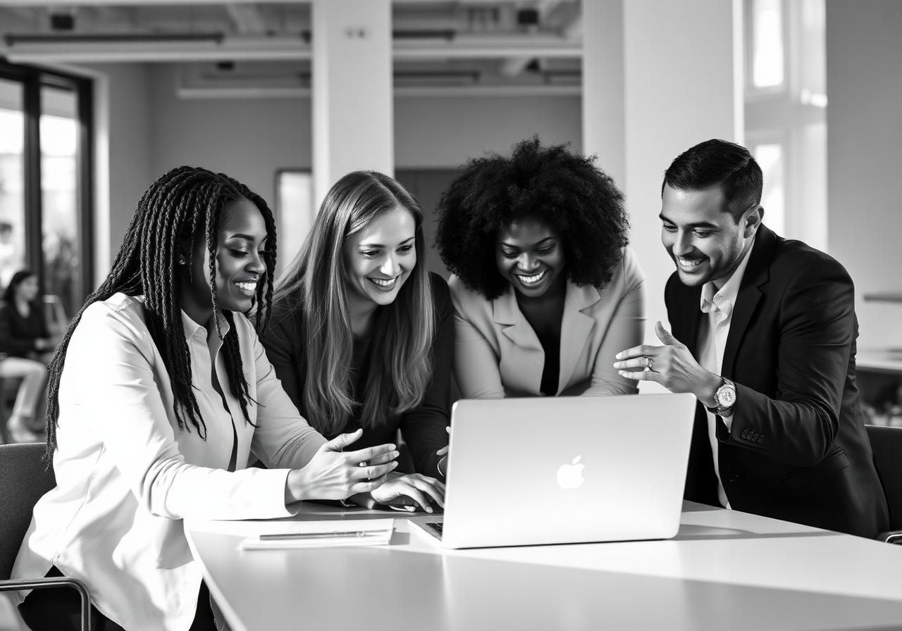 Equipe de marketing digital